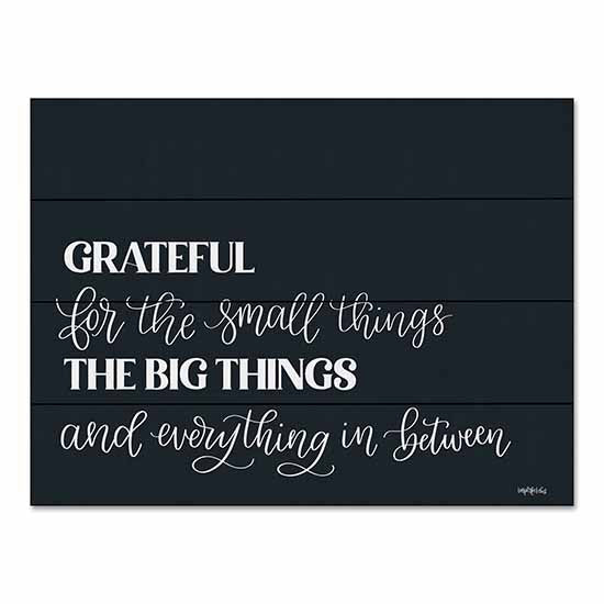 Imperfect Dust DUST812PAL - DUST812PAL - Grateful for Everything - 16x12 Grateful, Small Things, Big Things, Black & White, Typography, Signs from Penny Lane