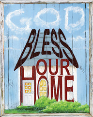 ED465 - God Bless Our Home - 12x16
