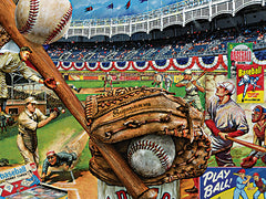 ED486 - Vintage Baseball - 16x12