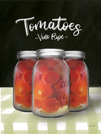 House Fenway FEN349 - FEN349 - Farm Fresh Tomatoes - 12x16 Tomatoes, Glass Jars, Canning, Kitchen from Penny Lane