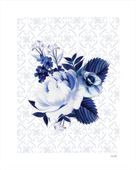 FEN397 - Peony Blossom in Blue - 12x16