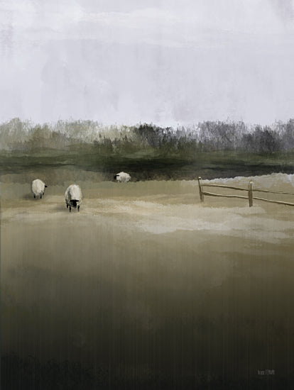 House Fenway FEN495 - FEN495 - Countryside Flock - 16x12 Sheep, Grazing, Farm, Pasture, Field, Countryside, Country, Abstract, Farm Animals from Penny Lane