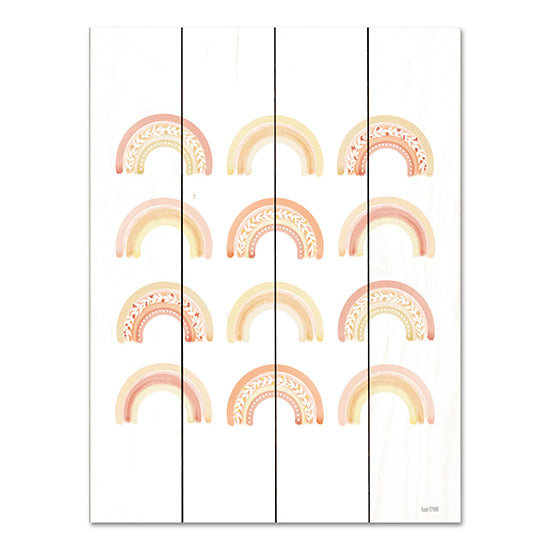 House Fenway FEN732PAL - FEN732PAL - Follow Your Dreams Rainbows    - 12x16 Rainbows, Diptych, Pink, Yellow from Penny Lane