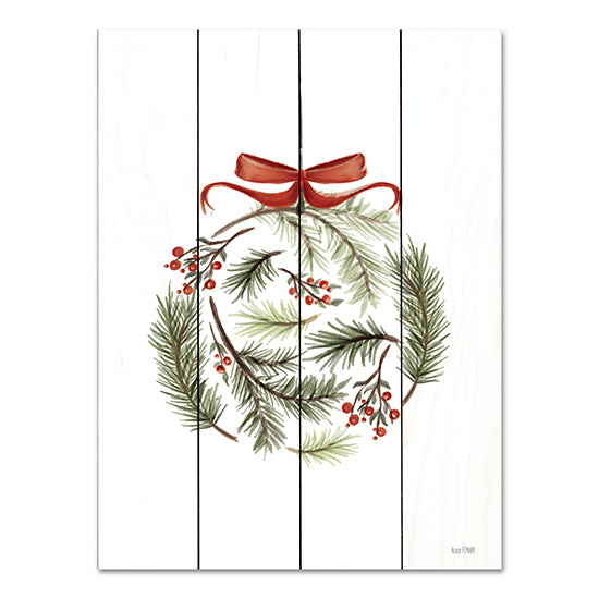House Fenway FEN770PAL - FEN770PAL - Evergreen Ornament III - 12x16 Christmas, Holidays, Ornament, Evergreen, Greenery from Penny Lane
