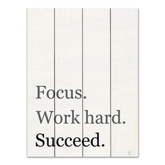 FMC247PAL - Focus, Work Hard, Succeed - 12x16