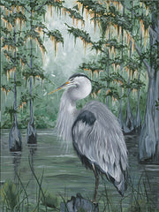 HH229 - Louisiana Great Blue Heron - 12x16
