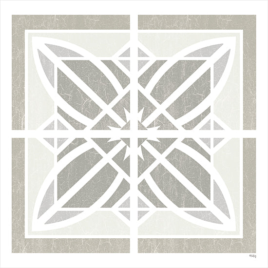 Heidi Kuntz HK128 - HK128 - Farmhouse Square II - 12x12 Quilt, Quilt Square, Tan and White, Tile, Farmhouse from Penny Lane