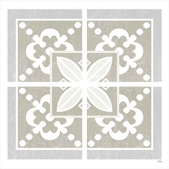 Heidi Kuntz HK129 - HK129 - Farmhouse Square III - 12x12 Quilt, Quilt Square, Tan and White, Tile, Farmhouse from Penny Lane