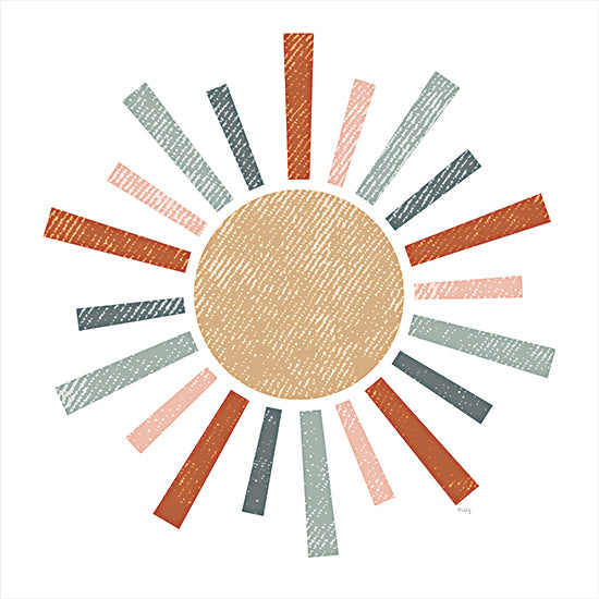 Heidi Kuntz HK164 - HK164 - Rustic Rainbow Sun - 12x12 Sun, Children from Penny Lane