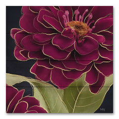 HK185PAL - Burgundy Floral 1 - 12x12