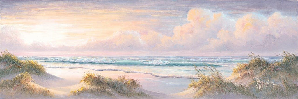 Georgia Janisse JAN223B - JAN223B - Seascape II - 36x12 Ocean, Clouds, Sand, Landscape, Coastal from Penny Lane