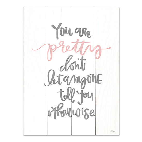 Jaxn Blvd. JAXN638PAL - JAXN638PAL - You Are Pretty - 12x16 You Are Pretty, Motivational, Tween, Typography, Signs from Penny Lane