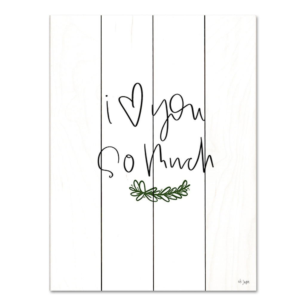 JAXN Blvd. JAXN654PAL - JAXN654PAL - I Love You So Much - 12x16 Inspirational, I Love You, Children, Family, Spouse, Wedding, Typography, Signs, Black & White from Penny Lane
