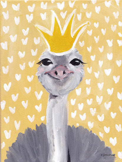 Jessica Mingo JM406 - JM406 - Princess Ostrich - 12x16 Ostrich, Princess, Hearts, Baby, Children from Penny Lane