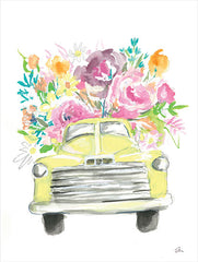 JM492 - Yellow Flower Truck - 12x16