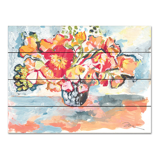 Jessica Mingo JM515PAL - JM515PAL - Smile II - 16x12 Abstract, Flowers, Bouquet, Botanical, Blooms, Shabby Chic from Penny Lane
