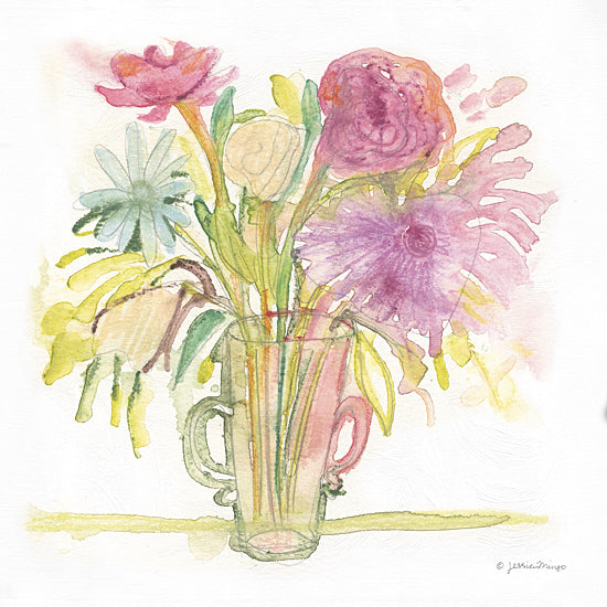 Jessica Mingo JM574 - JM574 - Watercolor Floral - 12x12 Flowers, Bouquet, Abstract, Contemporary, Watercolor from Penny Lane