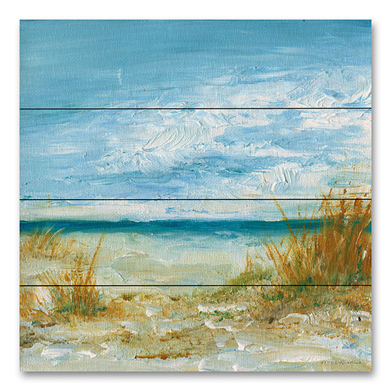 Kamdon Kreations KAM215PAL - KAM215PAL - Sea Breeze - 12x12 Sea Breeze, Abstract, Coastal, Sea Grass, Beach, Coast, Ocean, Clouds, Landscape, Sand, Textured from Penny Lane