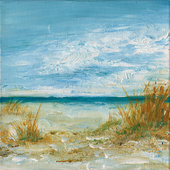 Kamdon Kreations KAM215 - KAM215 - Sea Breeze - 12x12 Sea Breeze, Abstract, Coastal, Sea Grass, Beach, Coast, Ocean, Clouds, Landscape, Sand, Textured from Penny Lane