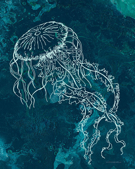 Kamdon Kreations KAM293 - KAM293 - Angelic Breath  I    - 12x16 Angelic Breath, Jellyfish, Coastal, Nautical, Aquatic Animal from Penny Lane