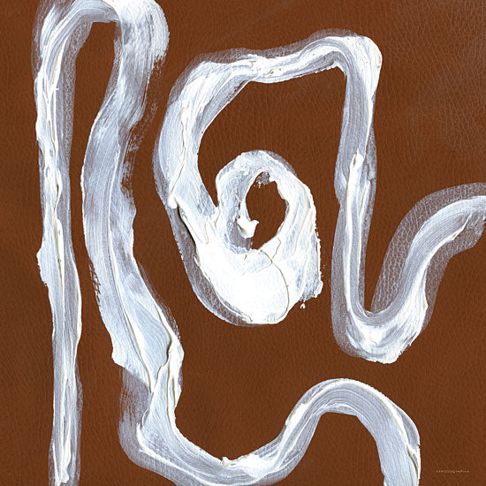 Kamdon Kreations KAM354 - KAM354 - Turn - 12x12 Abstract, White, Rust from Penny Lane