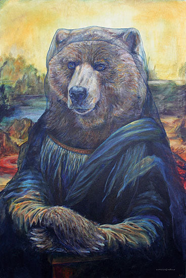 Kamdon Kreations KAM391 - KAM391 - Mona Bear - 12x16  Whimsical, Bear, Mona Lisa, Portrait,  Famous Painting, Mona Lisa Bear from Penny Lane