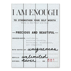 KAM439PAL - I Am Enough - 12x16