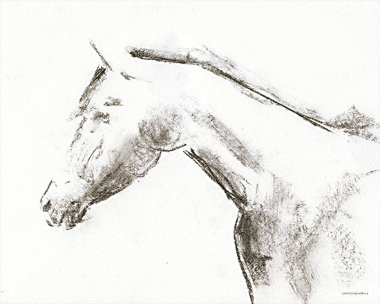 Kamdon Kreations KAM449 - KAM449 - Whisper of Beauty - 16x12 Abstract, Horse, Drawing Print, Animals from Penny Lane