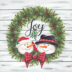 KEN1253 - Joy Snowman Wreath     - 12x12