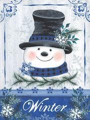 KEN1275 - Winter Snowman - 12x16