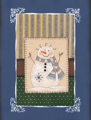KEN1304 - Snowflake Stitched Snowman - 12x16
