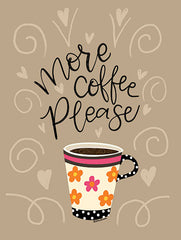 LAR383 - More Coffee Please - 12x16