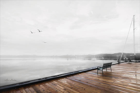 Lori Deiter LD1052 - Newport Dock II - Dock, Water, Bench from Penny Lane Publishing