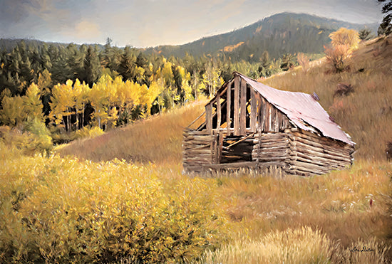 Lori Deiter LD2046 - LD2046 - Rocky Mountain Cabin - 18x12 Cabin, Rustic, Rocky Mountains, Mountains, Photography from Penny Lane