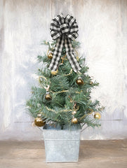 LD2142 - Buffalo Plaid Mini Tree   - 12x16