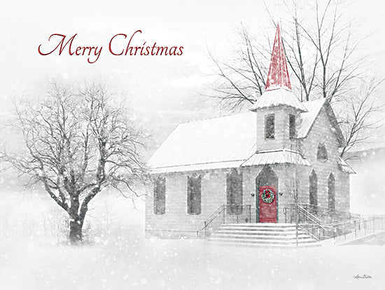 Lori Deiter LD2180 - LD2180 - Snowy Chapel II    - 16x12 Merry Christmas, Christmas, Holidays, Church, Chapel, Winter, Snow, Photography, Signs from Penny Lane