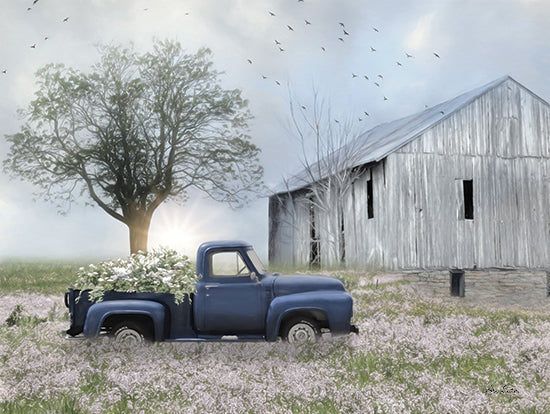 Lori Deiter LD2199 - LD2199 - I Must Have Flowers   - 16x12 Truck, Barn, Flowers, Wildflowers, Farm, Photography from Penny Lane