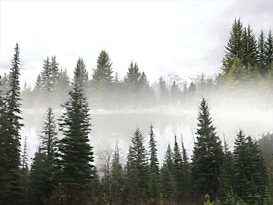 Lori Deiter LD2209 - LD2209 - Wyoming Landscape - 16x12 Trees, Pine Trees, Morning Mist, Lake, Photography, Morning from Penny Lane