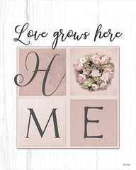 LD2219 - Love Grows Here Home - 12x16