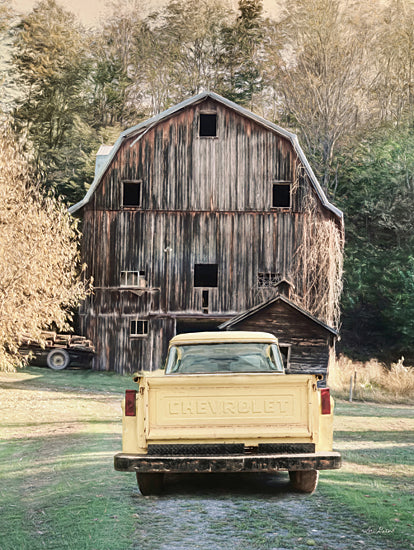 Lori Deiter LD2274 - LD2274 - Yellow Chevy - 12x16 Truck, Chevrolet, Chevy, Barn, Rustic, Vintage, Farm, Photography from Penny Lane