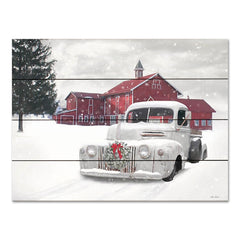 LD2423PAL - Grand Barn in Winter    - 16x12