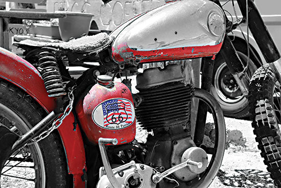 Lori Deiter LD2470 - LD2470 - Route 66 Motorcycle - 18x12 Route 66 Motorcycle, Motorcycle, Photography, Patriotic, Route 66, Vintage, Masculine from Penny Lane