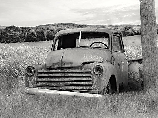 Lori Deiter LD2492 - LD2492 - Rustic Charm II - 16x12 Truck, Antique, Rustic, Abandoned Truck, Black & White, Photography from Penny Lane