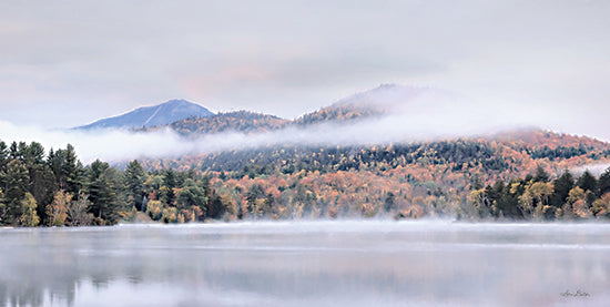 Lori Deiter LD2579 - LD2579 - Mirror Lake Foggy Sunrise - 18x9 Landscape, Lake, Trees, Mountains, Photography, Mirror Lake, Foggy Sunrise from Penny Lane