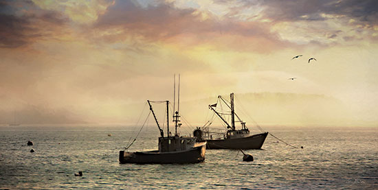 Lori Deiter LD2725 - LD2725 - Bar Harbor Lobster Boats - 18x9 Bar Harbor Lobster Boats, Boats, Ocean, Coastal, Photography, Landscape from Penny Lane