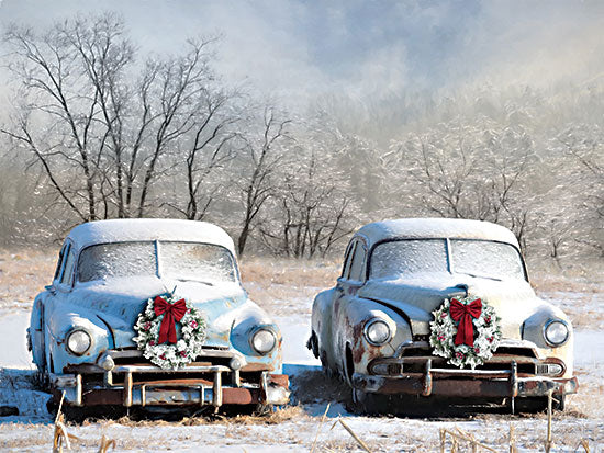 Lori Deiter LD3251 - LD3251 - Christmas Buddies - 16x12 Christmas, Holidays, Cars, Vintage, Winter, Christmas Decorations, Wreaths, Snow, Photography, Landscape from Penny Lane