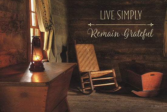 Lori Deiter LD623 - Live Simply - Chair, Cradle, Inspirational, Lantern from Penny Lane Publishing