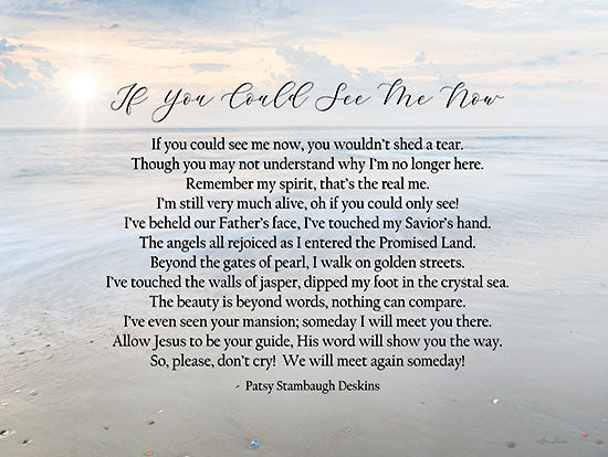 Lori Deiter LDXD2736 - LDXD2736 - If You Could See Me Now - Ocean - 16x12 If You Could See Me Now, Poetry, Bereavement, Patsy Stambaugh Deskins, Coastal, Photography from Penny Lane