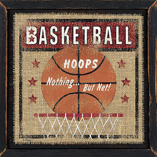 Linda Spivey LS1497 - Basketball - Basketball, Burlap, Signs, Ball from Penny Lane Publishing