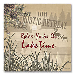 LS1880PAL - Relax - You're on Lake Time - 12x12